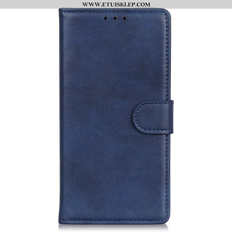 Etui Folio do Samsung Galaxy A14 / A14 5G Matowa Sztuczna Skóra